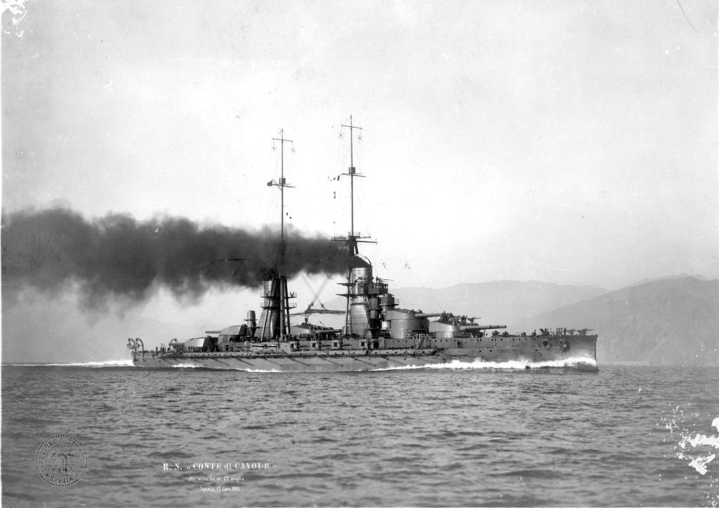 Italian Battleship Conte Di Cavour
